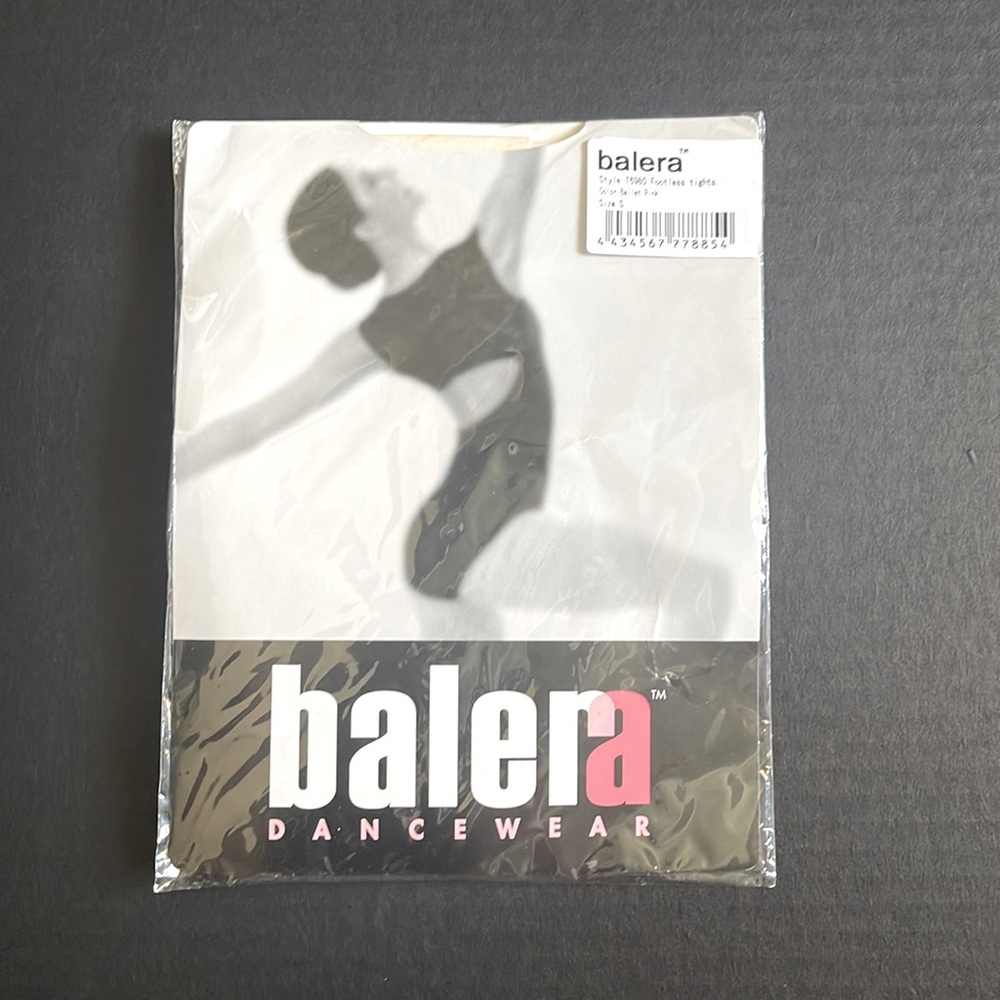 Balera Adult Footless Tights Size S Color Ballet Pink
